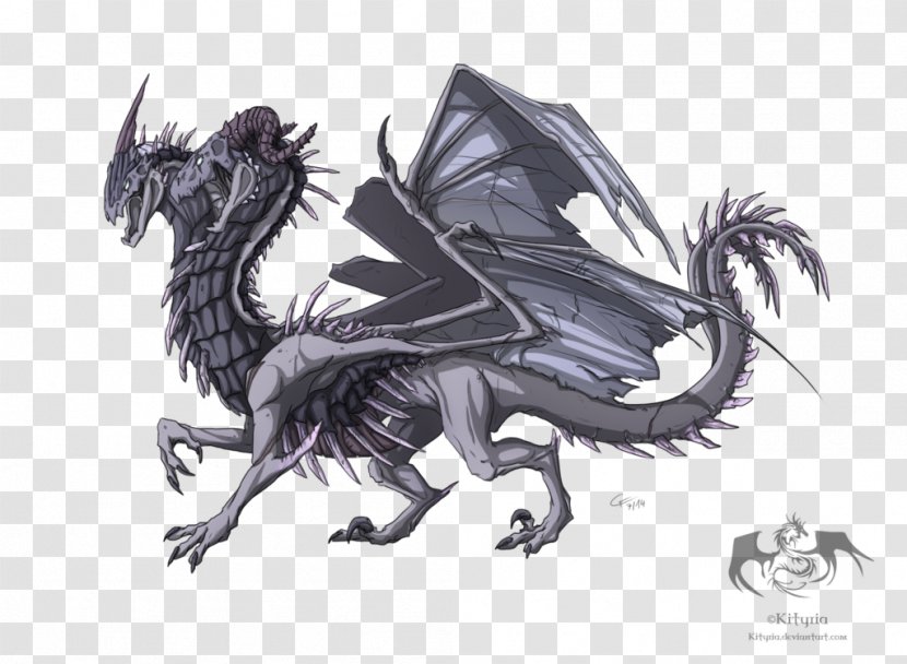 Dragon Drawing DeviantArt Undead Dracolich - Mythical Creature Transparent PNG