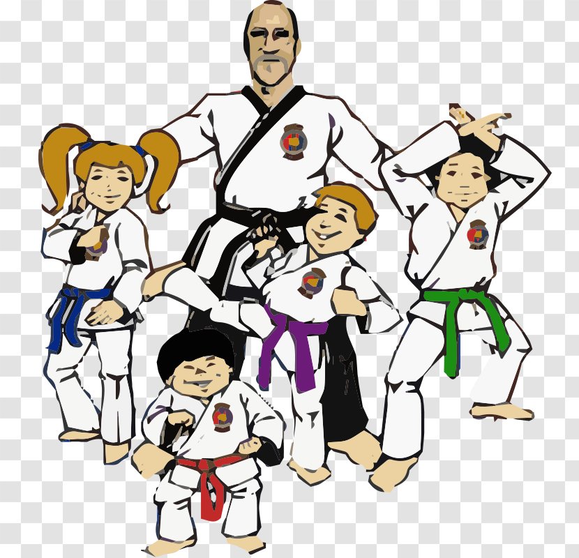 American Taekwondo Association Martial Arts Karate Black Belt - Selfdefense - Cartoon Transparent PNG