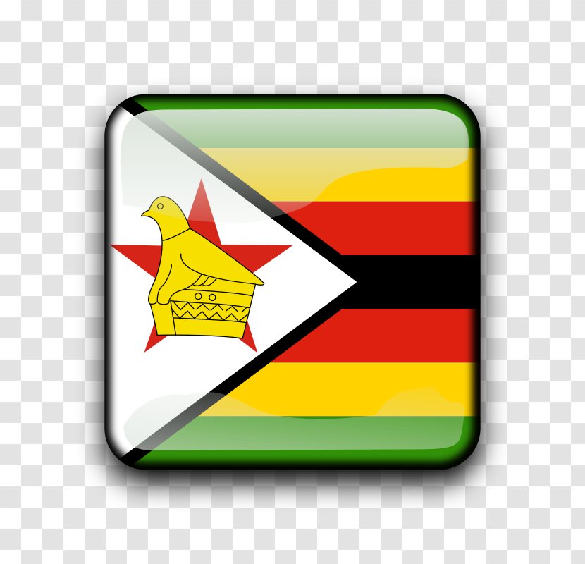 Flag Of Zimbabwe Flagpole National - Sign Transparent PNG