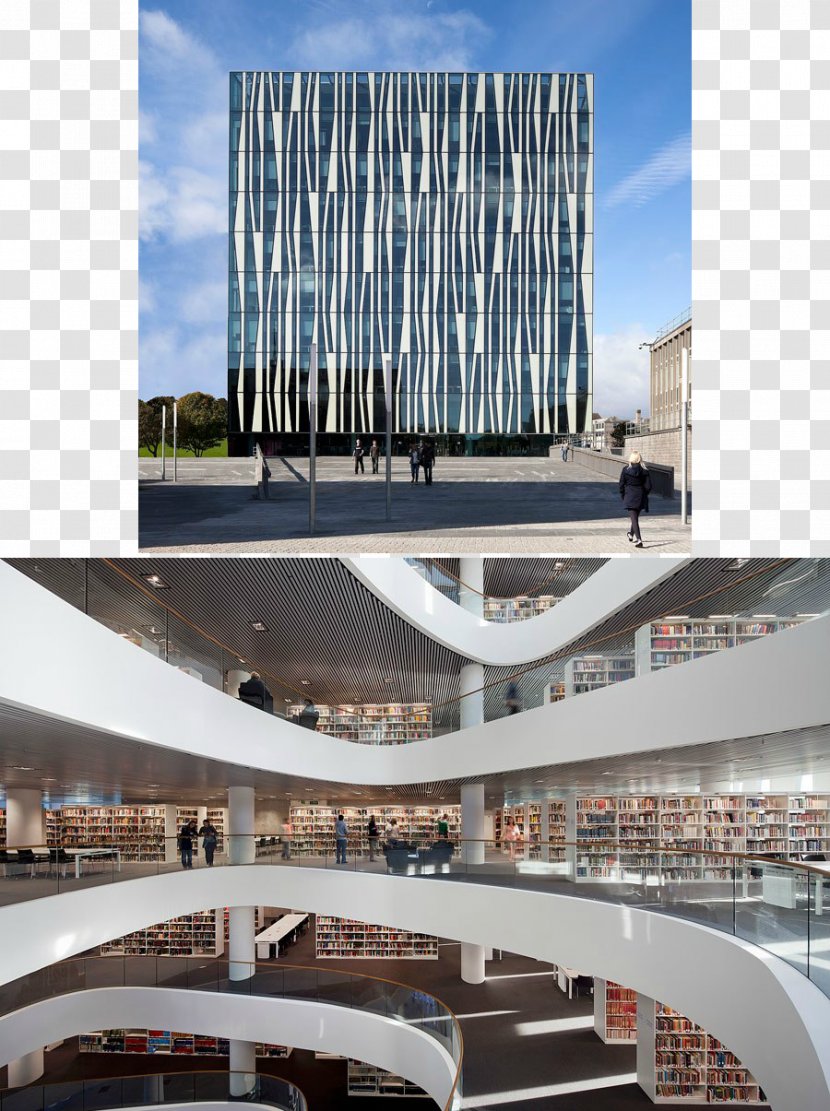 Sir Duncan Rice Library Schmidt Hammer Lassen Architects University Academic - Architecture - Linhas Irregulares Transparent PNG