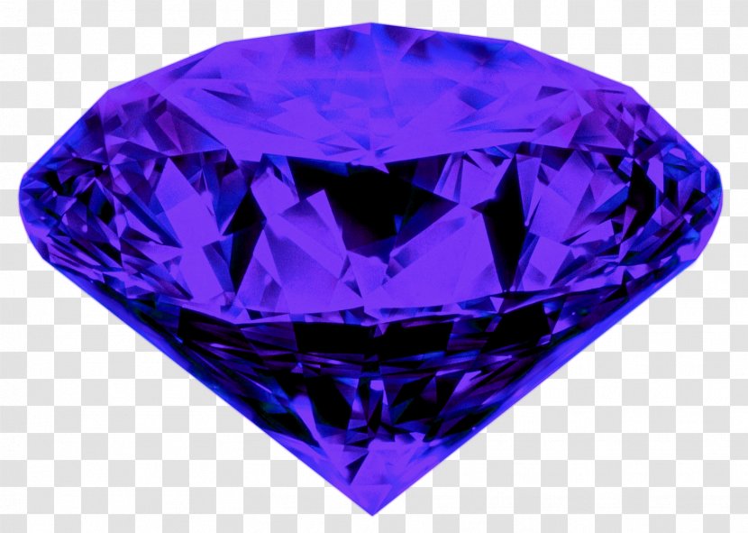 Purple Diamond Gentlemen's Club Color Jewellery - Blue - PNG Image Transparent PNG