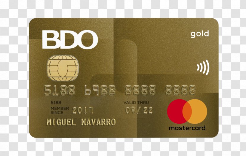 Credit Card Debit Banco De Oro ATM - Brand Transparent PNG