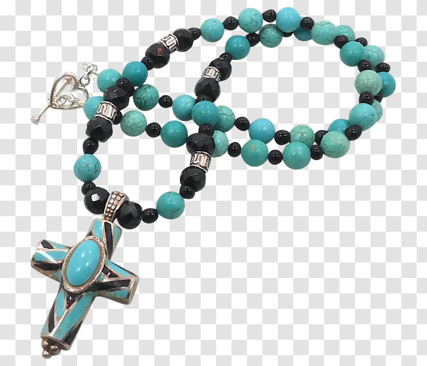 Turquoise Gemstone Necklace Inlay Onyx - Jewellery Transparent PNG