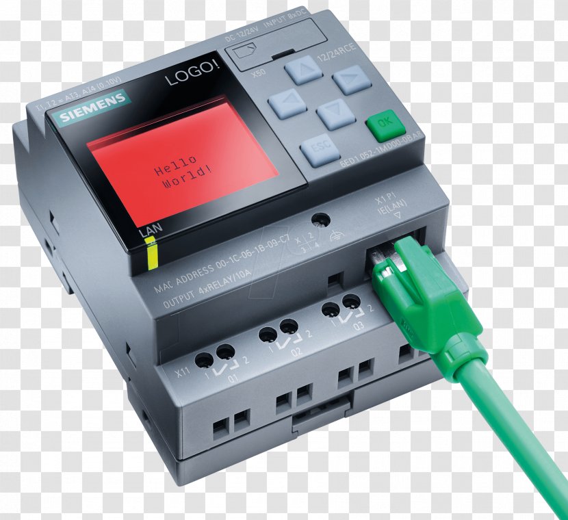 Logo Programmable Logic Controllers Simatic Step 7 Siemens - Display Device - Company Transparent PNG