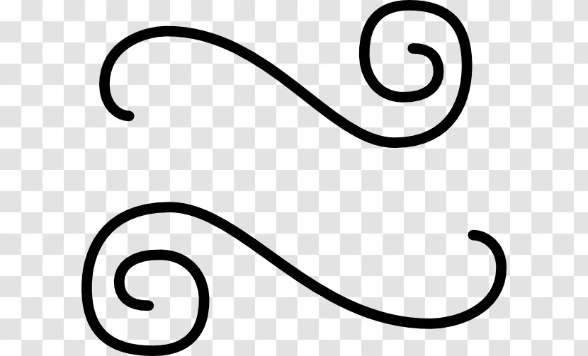 Scroll Art Clip - Body Jewelry - Squigly Line Transparent PNG