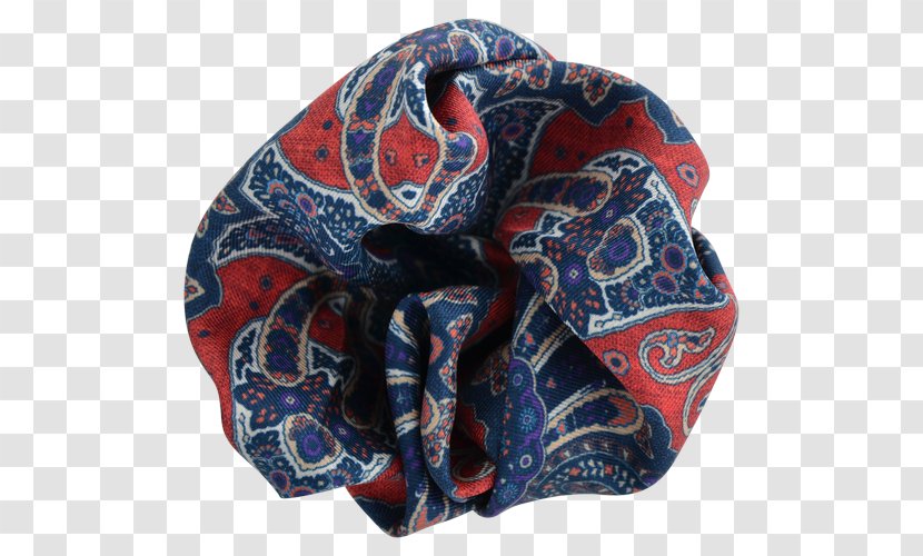 Paisley Matura Kerchief Scarf Gagliardi Srbija - Sartoria - Pink And Navy Flowers Transparent PNG