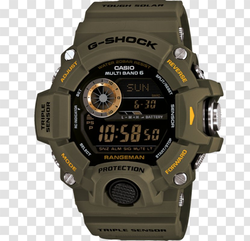 Master Of G Casio G-Shock Frogman Watch - Edifice Transparent PNG