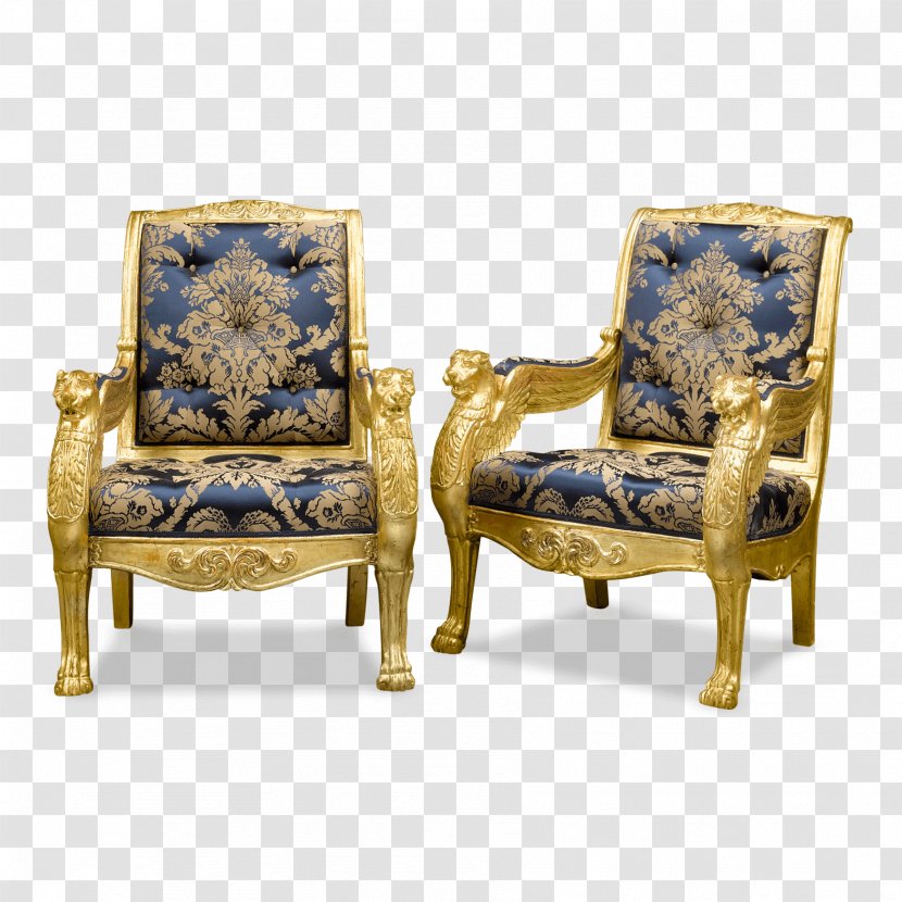 Chair Empire Style Furniture Rococo First French - Antique Transparent PNG