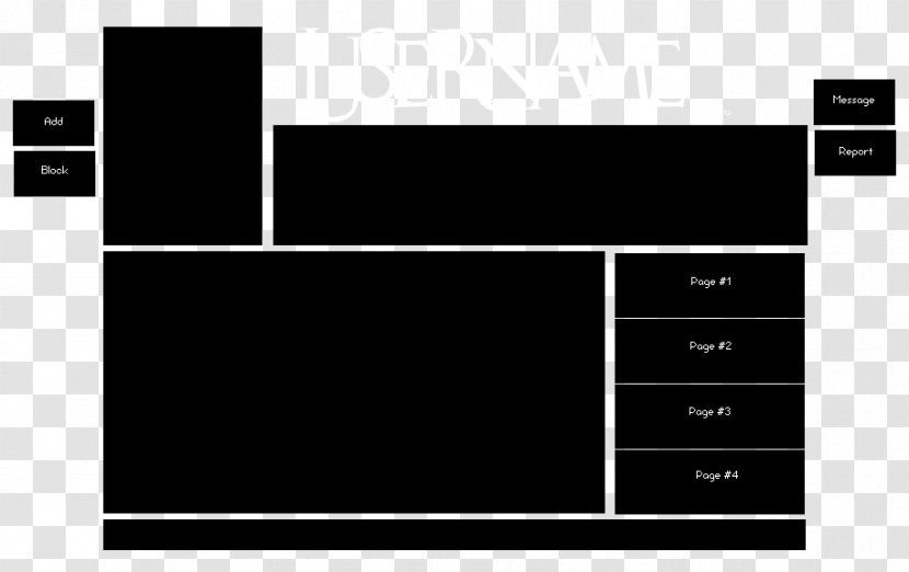Responsive Web Design Page Layout IMVU Template Desktop Wallpaper - Black Transparent PNG