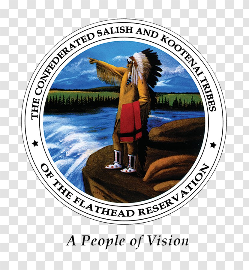 Polson Confederated Salish And Kootenai Tribes Of The Flathead Nation Peoples Blackfoot Confederacy - Label - GREY Wolf Transparent PNG