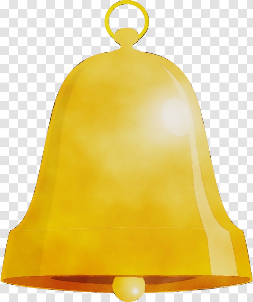 Bell Yellow Ghanta Handbell - Watercolor Transparent PNG