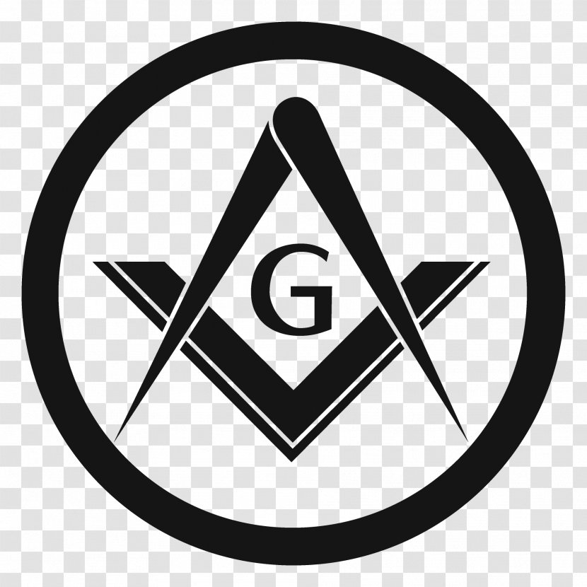 Square And Compasses Freemasonry Masonic Lodge Compass, Worth Matravers - Black White - Compas Transparent PNG