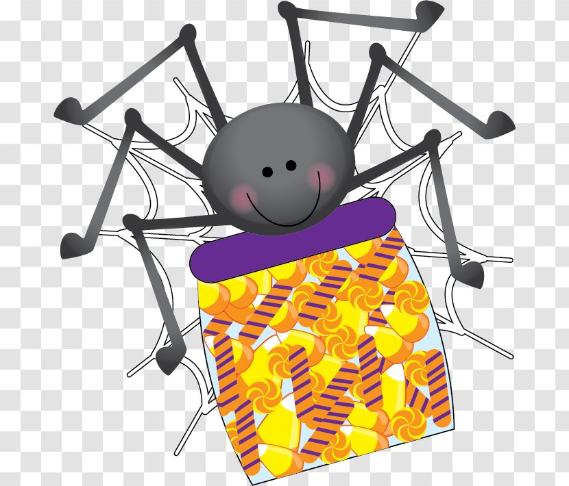 Spider - Gratis - Cartoon With Candy Transparent PNG