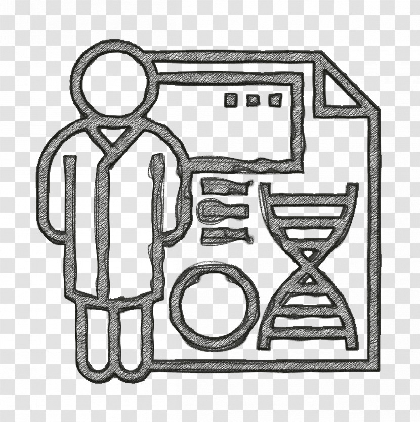 Scientist Icon Report Icon Bioengineering Icon Transparent PNG