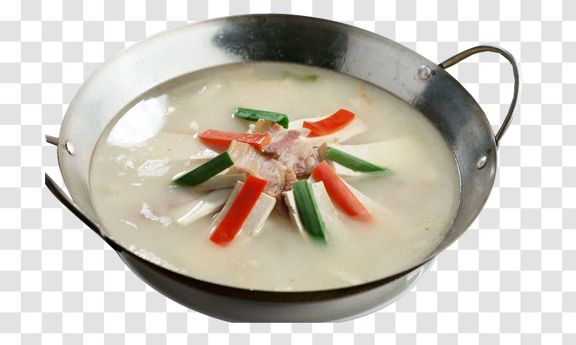 Salt-cured Meat Soup Asian Cuisine Stock Pot - Flower - Stewed Smoked Bacon Transparent PNG