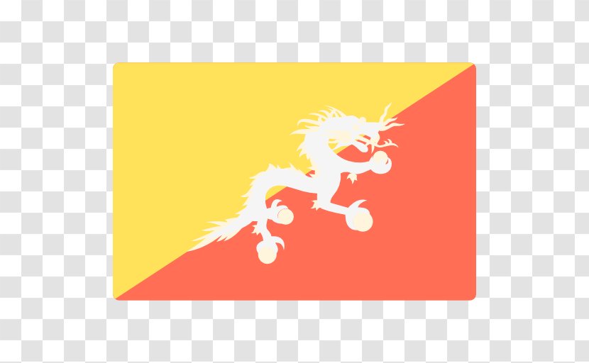 Flag Of Bhutan Image National - Fictional Character Transparent PNG