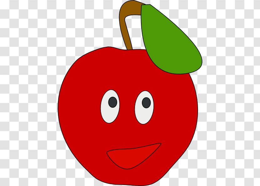 Apple Free Content Clip Art - Smile - Animated Transparent PNG