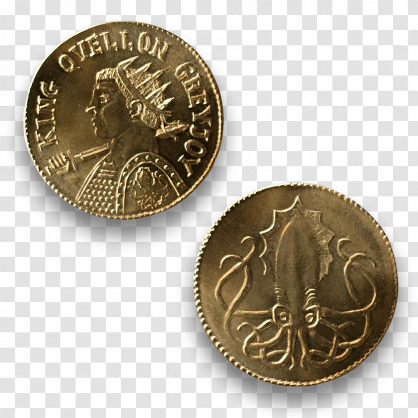 Token Coin Theon Greyjoy House Money - Game Of Thrones - Gold Coins Transparent PNG