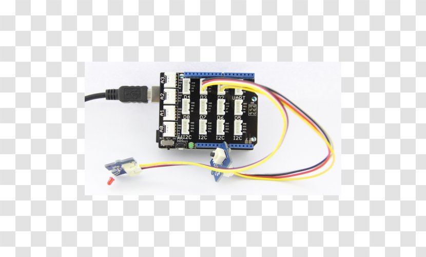 Arduino Sensor Hardware Programmer Electrical Cable Microcontroller - Grove Transparent PNG