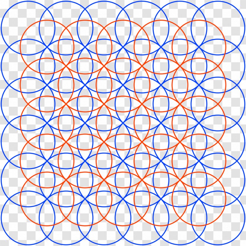 Overlapping Circles Grid - Circle Transparent PNG