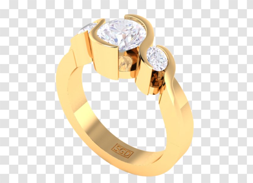 Diamond Engagement Ring Bezel Brilliant - Rings - Setting Transparent PNG