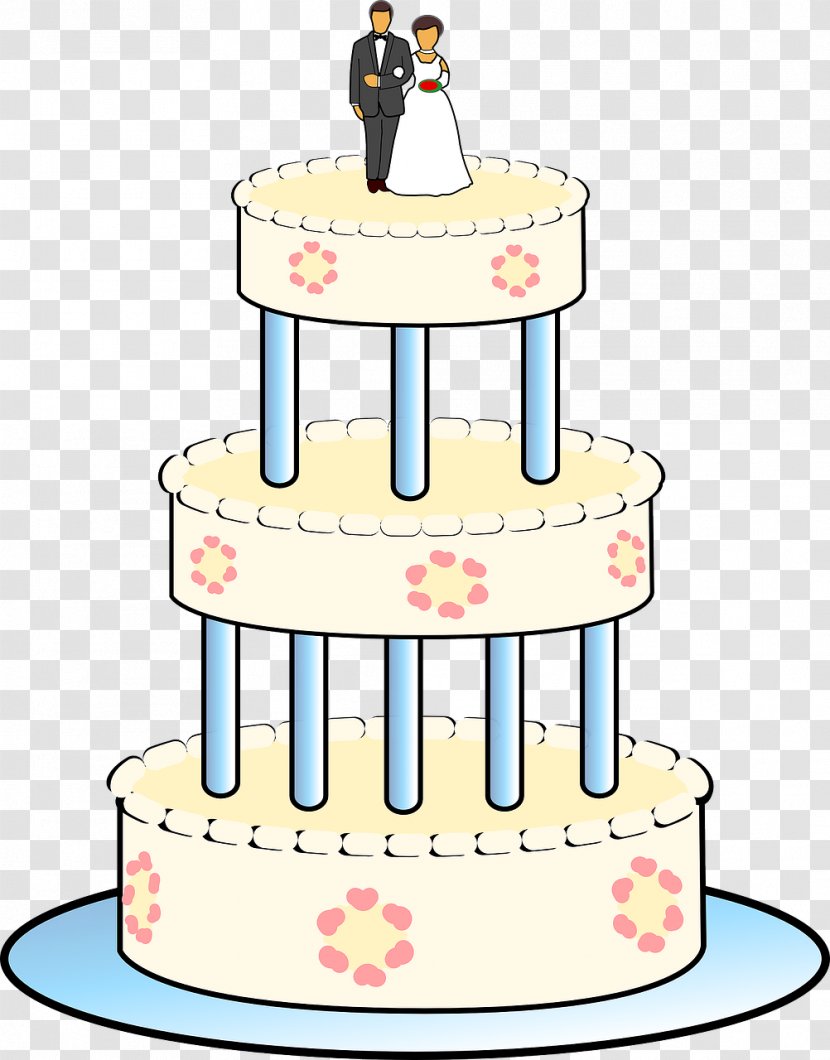 Wedding Cake Invitation Birthday Clip Art - Food - Cakes Transparent PNG