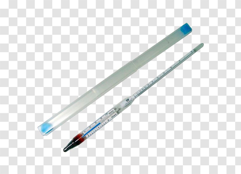 Distillation Hydrometer Alcoholic Drink Thermometer - Ball Pen Transparent PNG