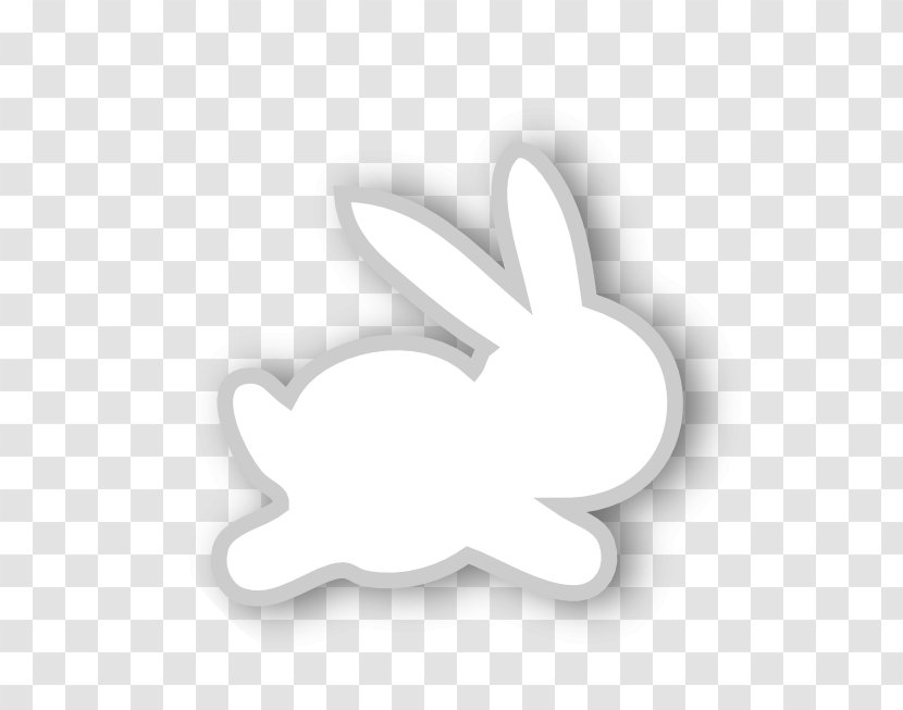 Easter Bunny Rabbit Silhouette Clip Art - Person Transparent PNG