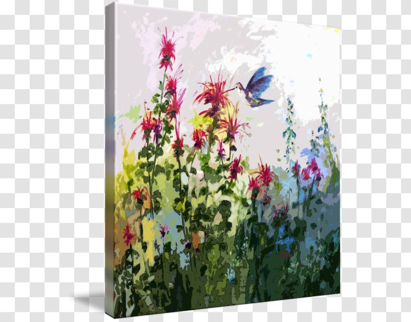 Floral Design Cut Flowers Art Gallery Wrap Acrylic Paint - Watercolor - Bee Transparent PNG