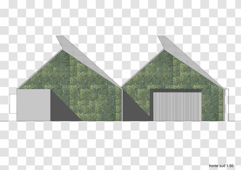 House Architecture Triangle Property - Barn - Corrugated Galvanised Iron Transparent PNG