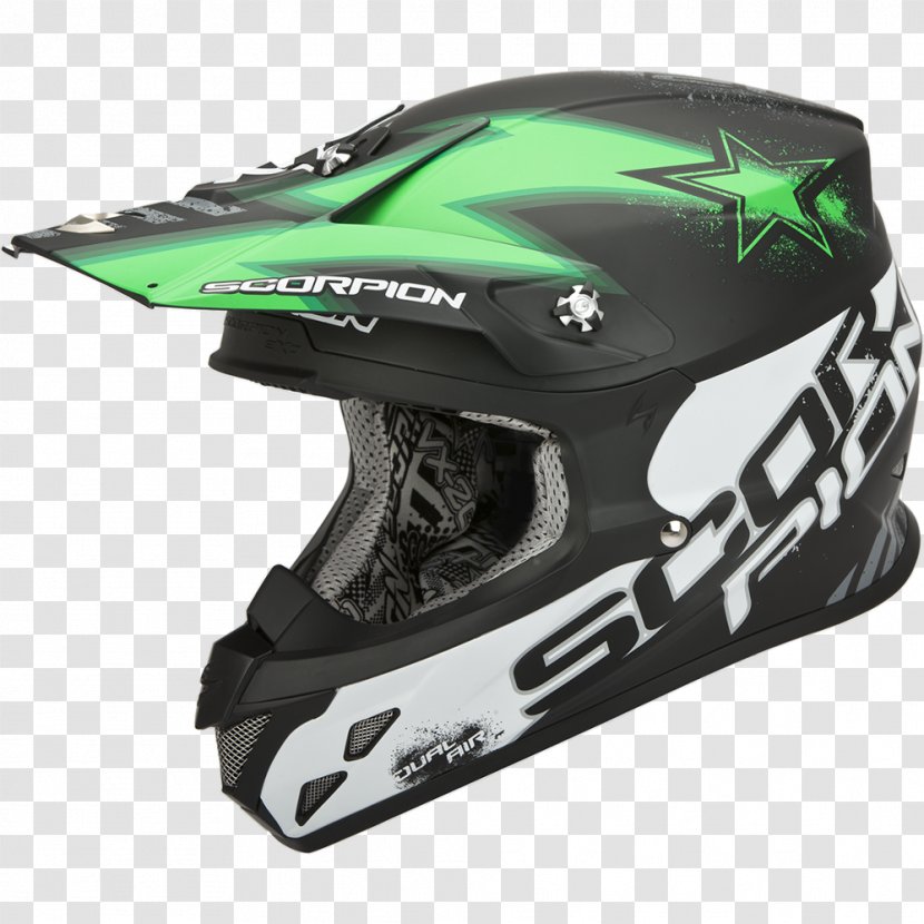 Motorcycle Helmets Scorpion VX-20 Green - Face Shield Transparent PNG