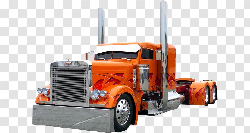 Peterbilt 379 Kenworth W900 Semi-trailer Truck - Automotive Exterior Transparent PNG