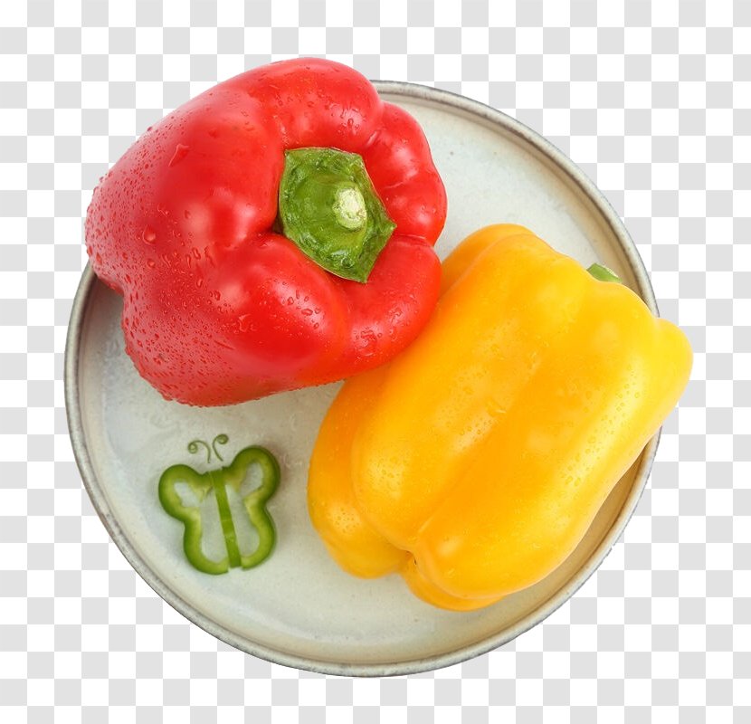 Chili Pepper Bell Friggitello Yellow Vegetarian Cuisine - Italian Sweet Transparent PNG