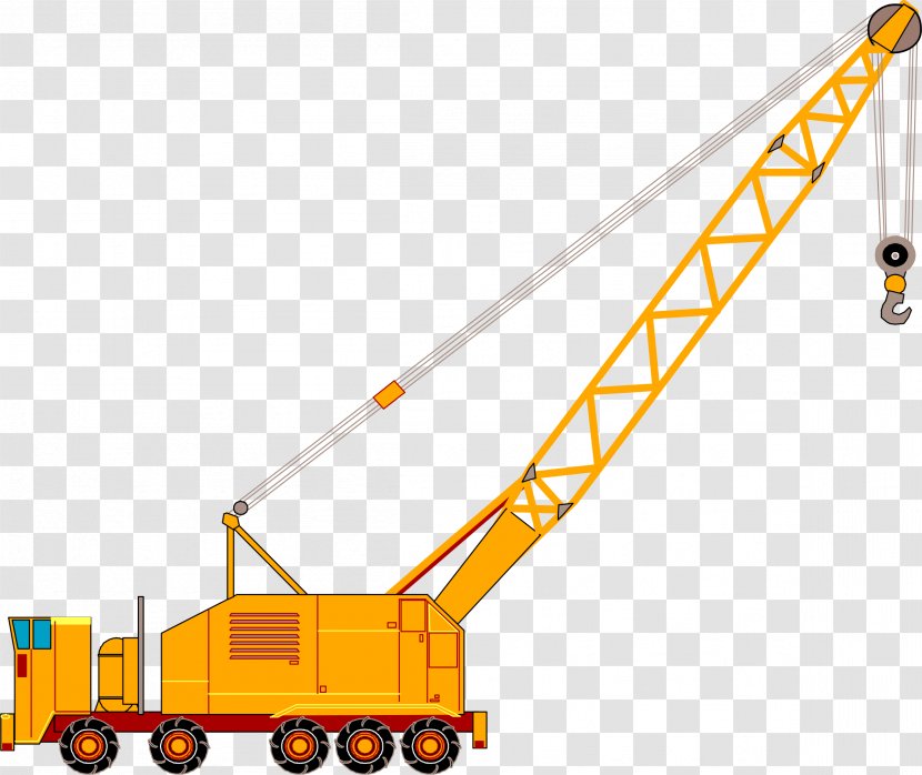 Crane Drawing Heavy Machinery Clip Art Transparent PNG