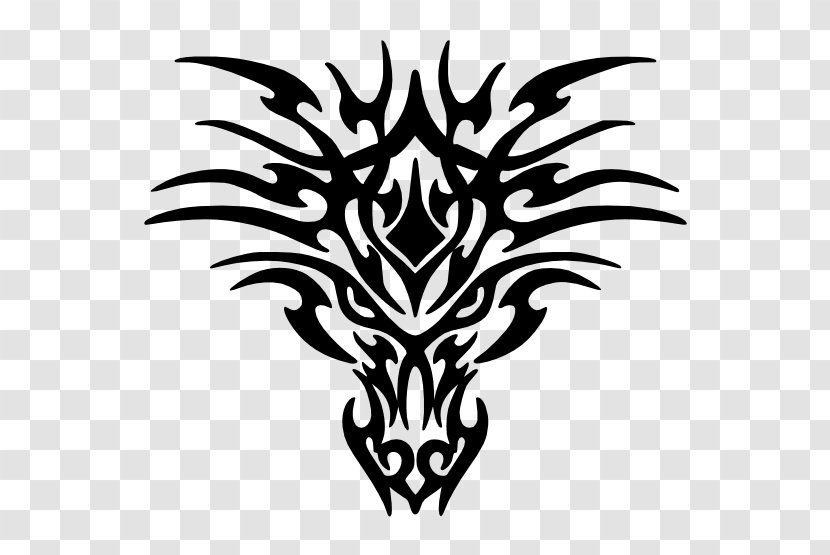 White Dragon Black And Clip Art - Public Domain Vector Images Transparent PNG