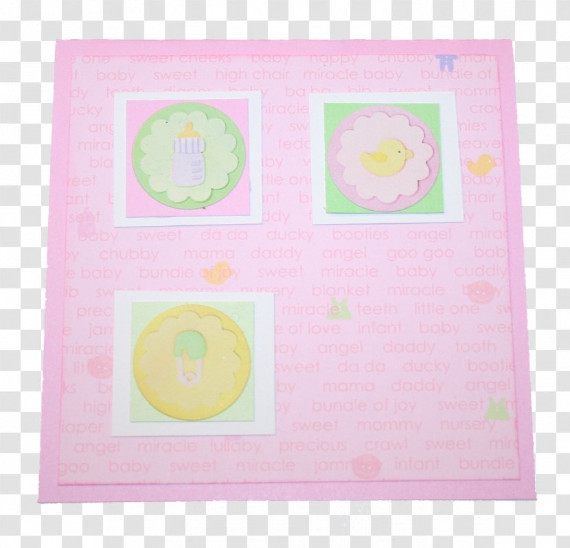 Paper Textile Rectangle Picture Frames Pattern - Baby Card Transparent PNG