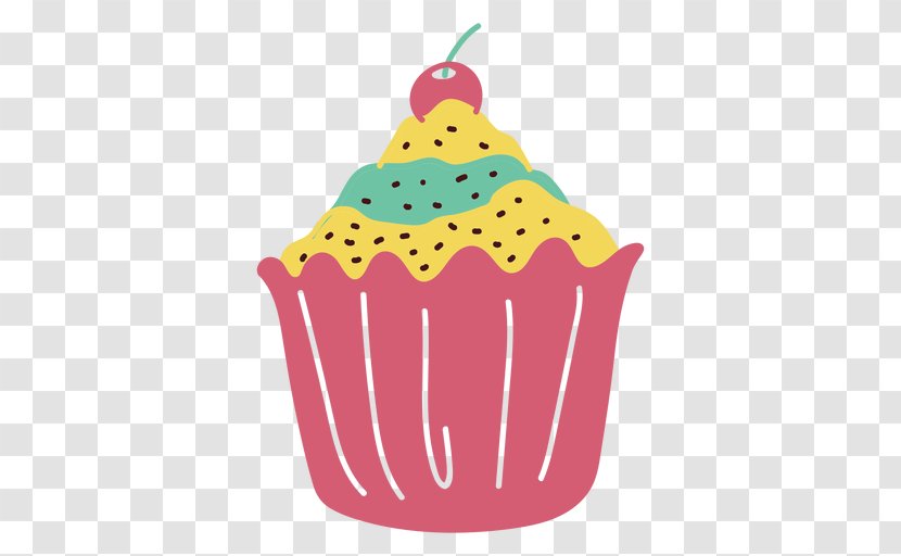 Cupcake Birthday Cake Muffin Transparent PNG