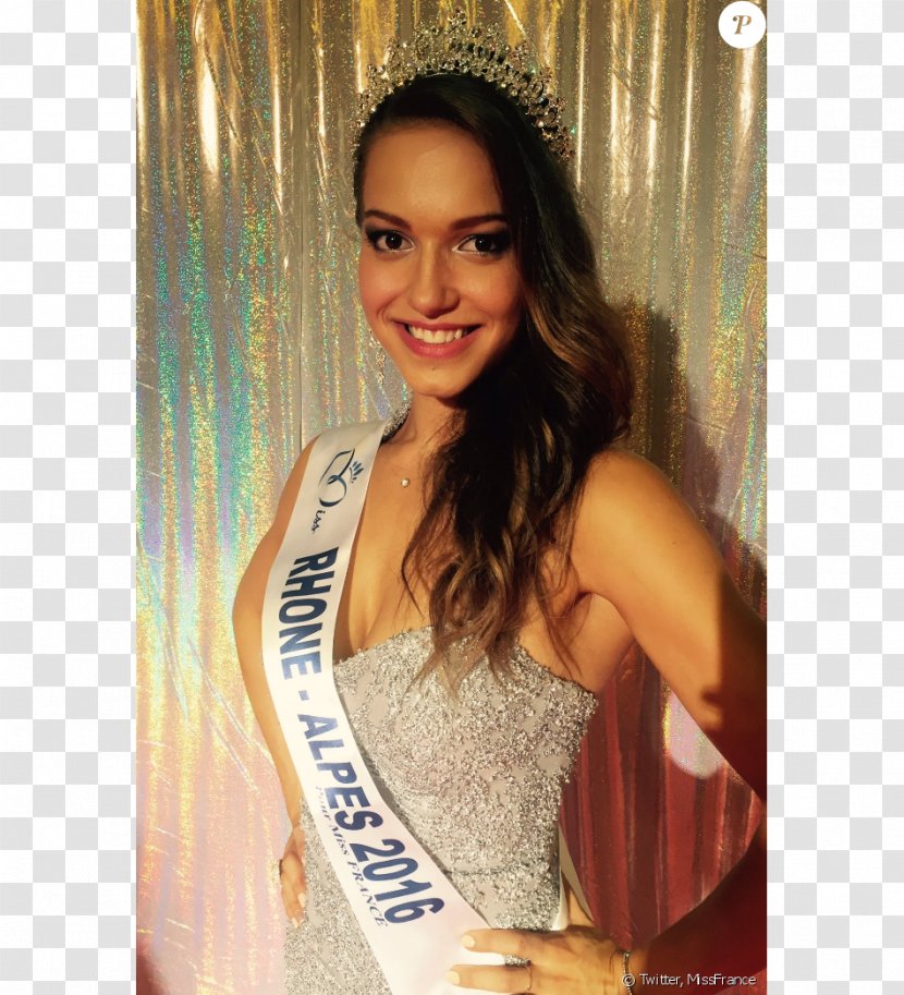 Aurore Kichenin Miss France 2017 Aquitaine Bernard Camille Rhône-Alpes - Champagneardenne - Hair Transparent PNG