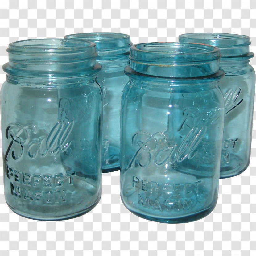 Mason Jar Lid Glass Transparent PNG