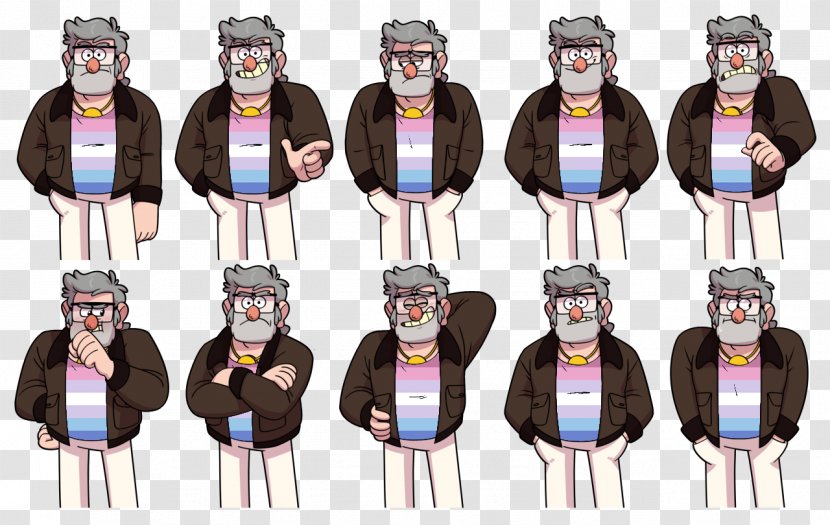 Dating Sim Grunkle Stan Sprite Simulation Video Game Clothing - Cartoon - My Own Little World Fb Transparent PNG