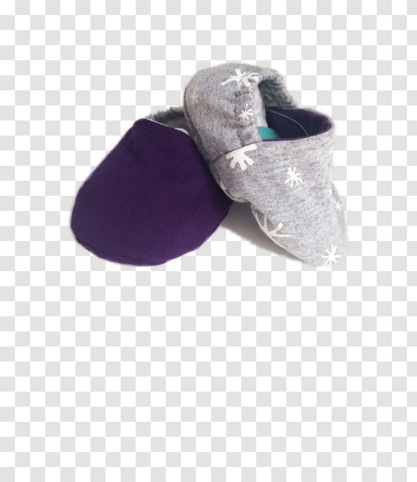 Slipper Purple Shoe Grey 3M - Footwear - Starry Sky Transparent PNG