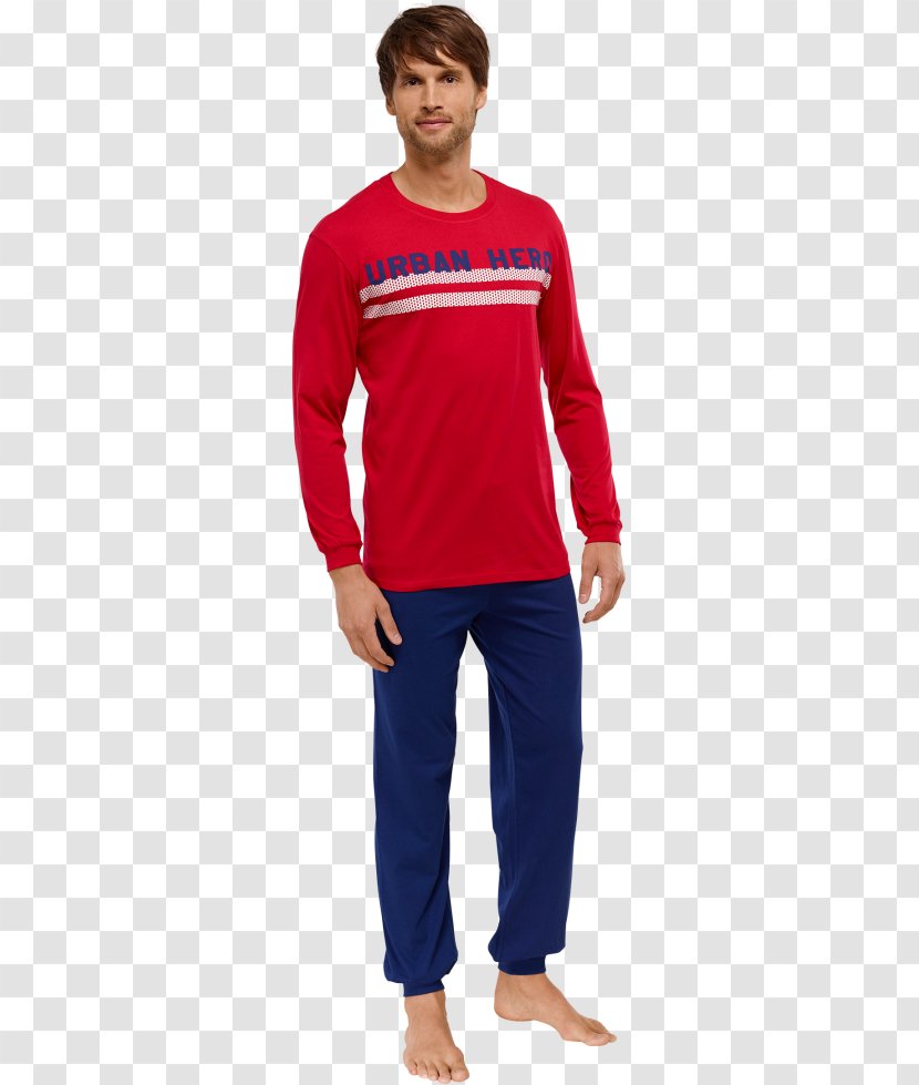 Pajamas Long-sleeved T-shirt Clothing - Longsleeved Tshirt Transparent PNG