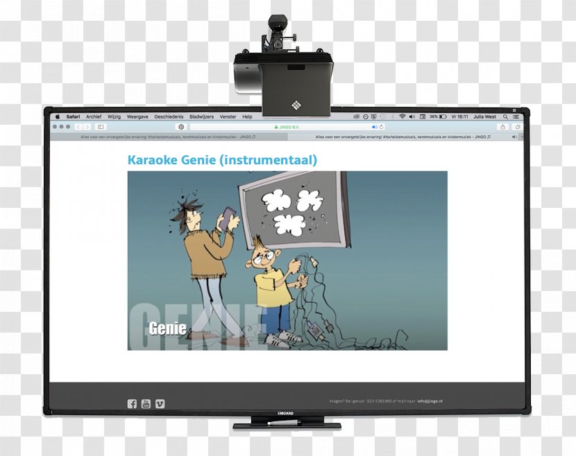 Interactive Whiteboard School Dry-Erase Boards Computer Monitors Interactivity - Software - Ktv Posters Transparent PNG