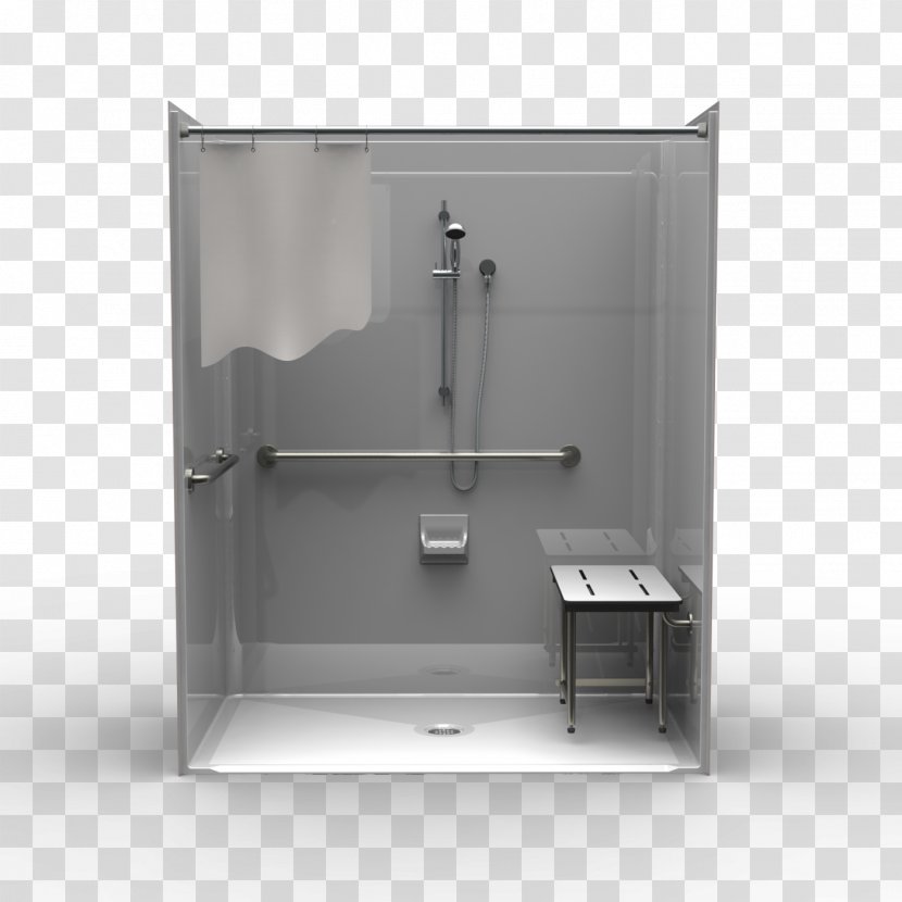 Shower Bathroom Cabinet Bathtub Disability - Plumbing Fixture Transparent PNG