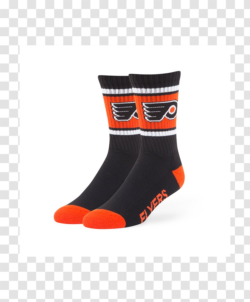 Philadelphia Flyers Detroit Tigers National Hockey League Sock Clothing - Shoe - Property Flyer Transparent PNG