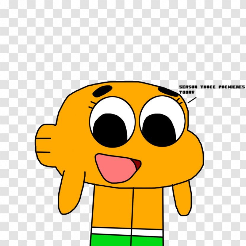 Darwin Watterson Gumball Nicole The Amazing World Of Season 3 Penny Fitzgerald - Happiness - Area Transparent PNG