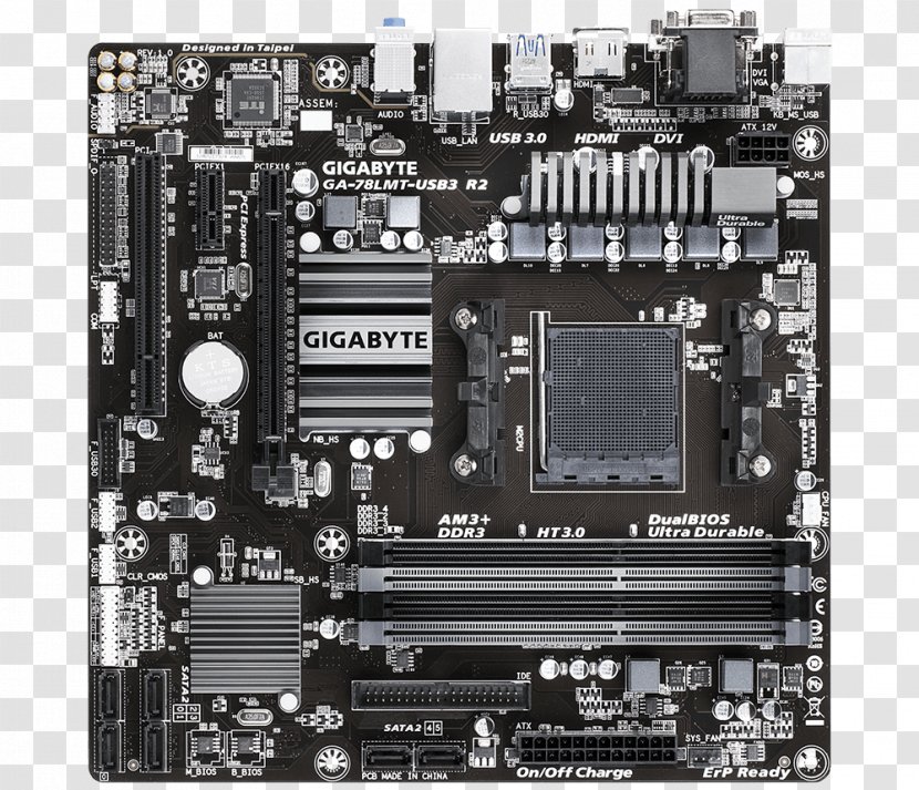 Socket AM3+ MicroATX Motherboard - Electronic Engineering - Atx Transparent PNG