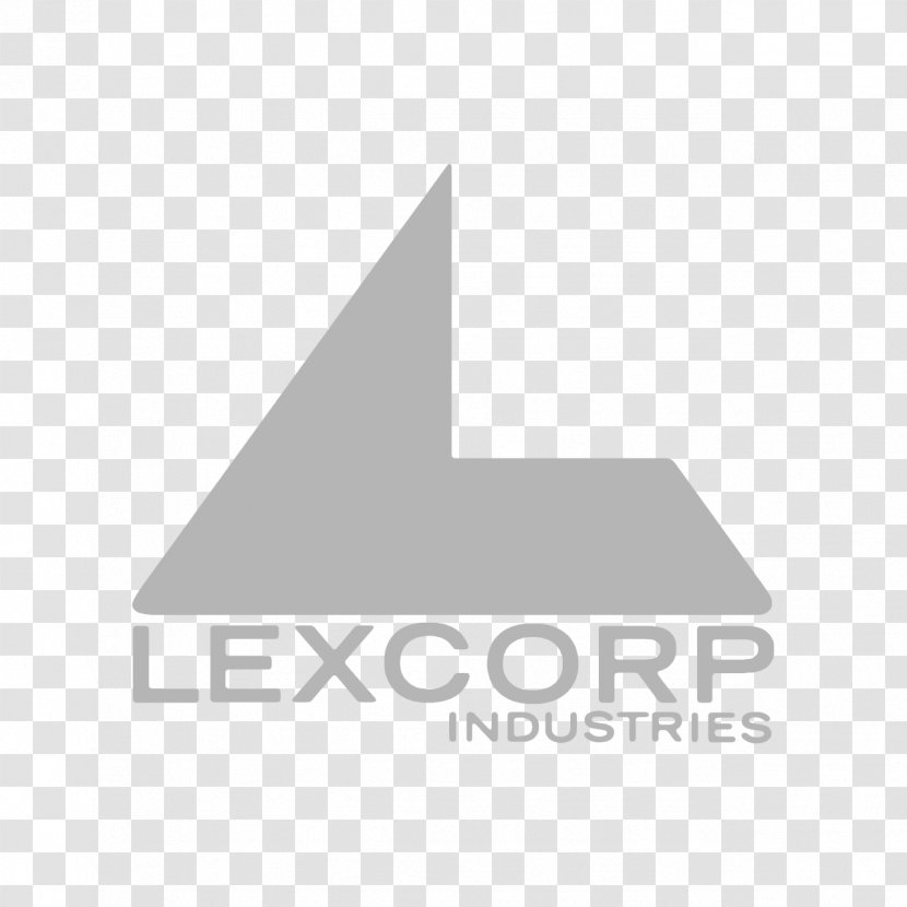 Product Design Logo Brand LexCorp Triangle - Black And White Transparent PNG