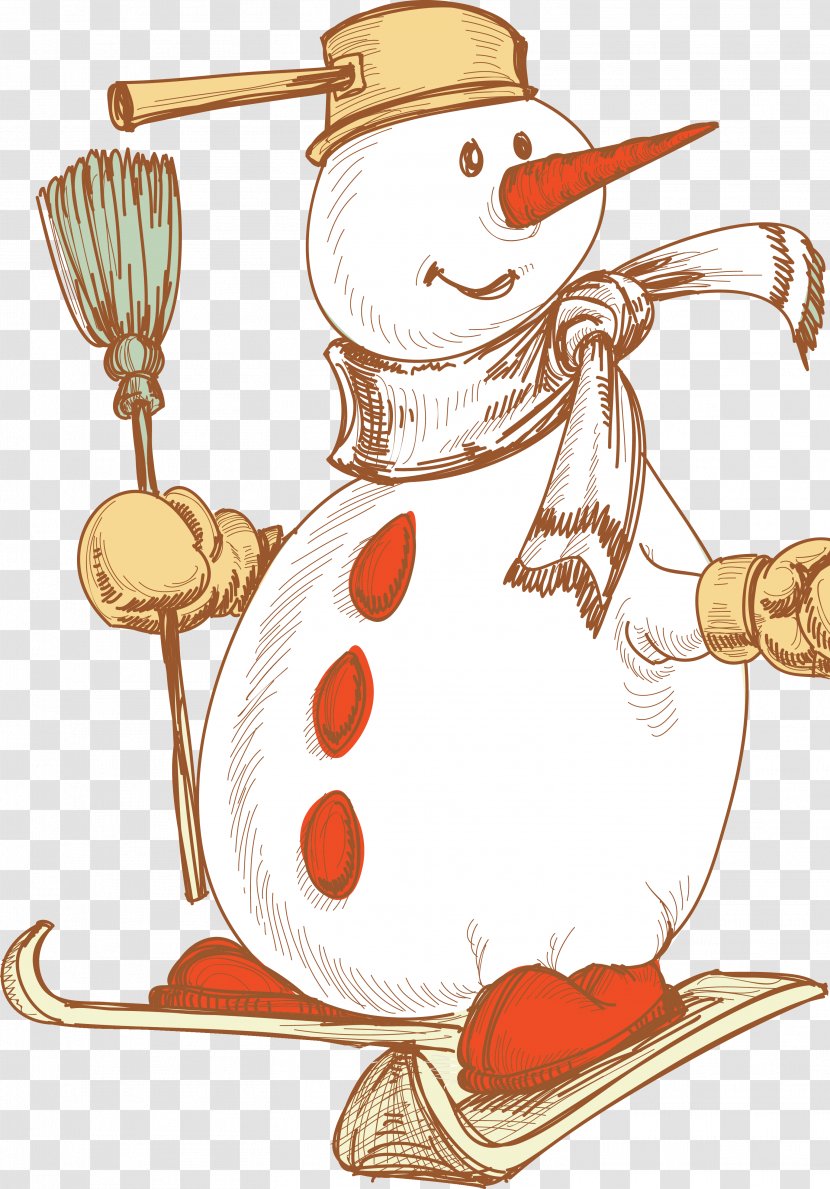 Desktop Wallpaper Snowman Clip Art - Cartoon Transparent PNG