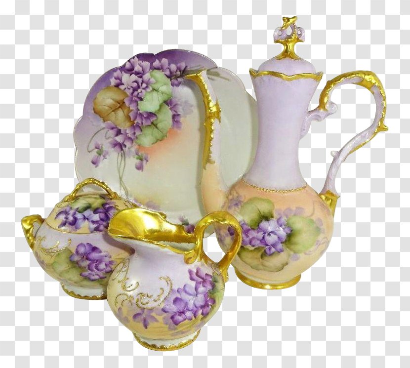 Porcelain Teapot Teacup Saucer - Dishware - Tea Transparent PNG